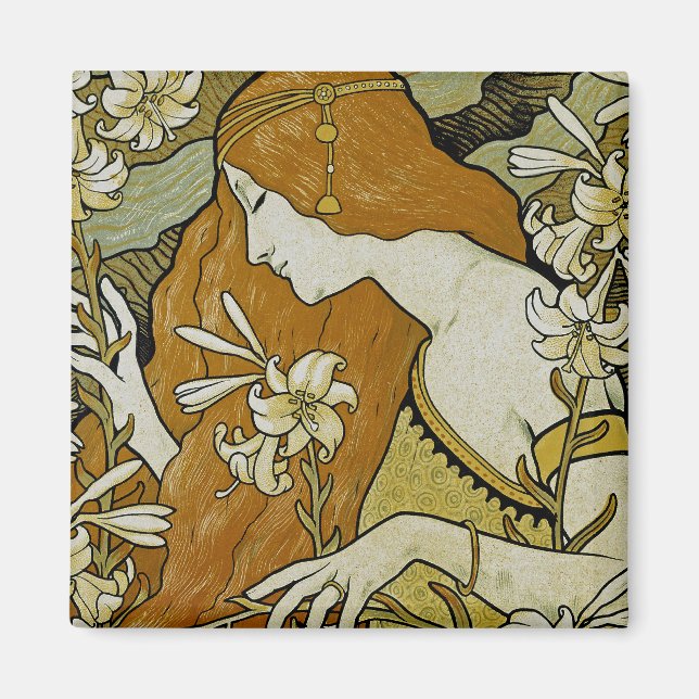 L'Ermitage Art nouveau Magnet (Framsidan)