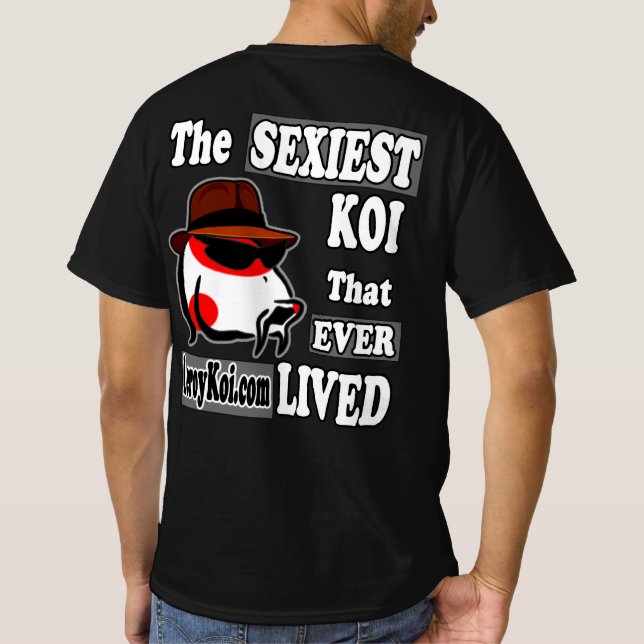 Leroy Koi Sexiest Koi T-shirt med Front Logotyp (Baksida)