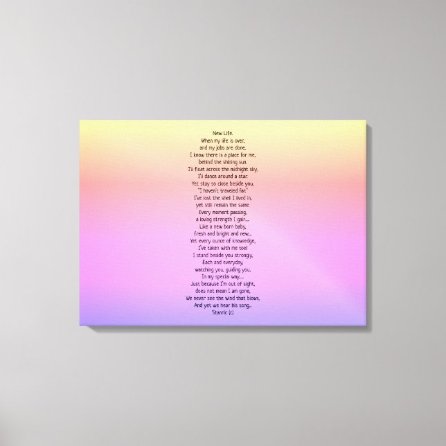 Lerretskonst och designstil  canvastryck (Framsida)