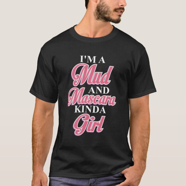 Lerretsmaskara för landsvägsbruk t shirt (Framsida)