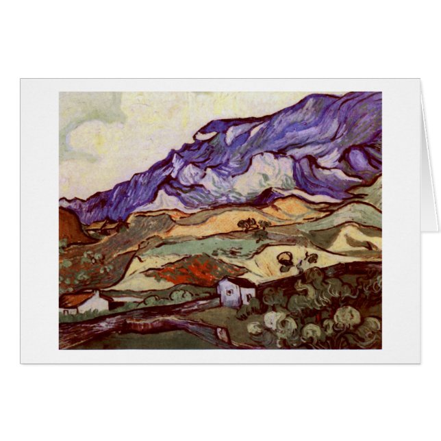 Les Alpeles (F724) Van Gogh Fine Art OBS Kort (Framsidan Horizontal)
