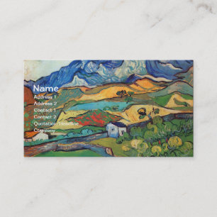 Les Alpeles (F724) Van Gogh Fine Art Visitkort