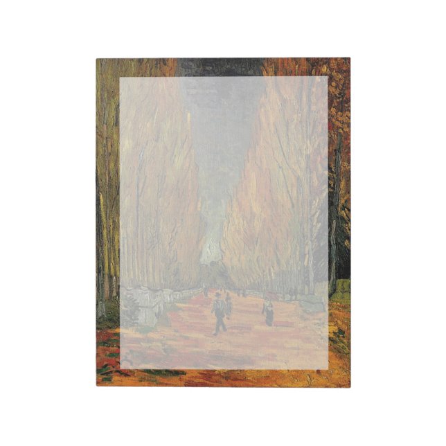 Les Alyscamps av Vincent van Gogh. Höst Anteckningsblock (Roterad)