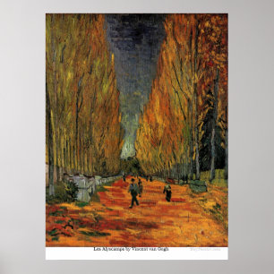 Les Alyscamps av Vincent van Gogh Poster