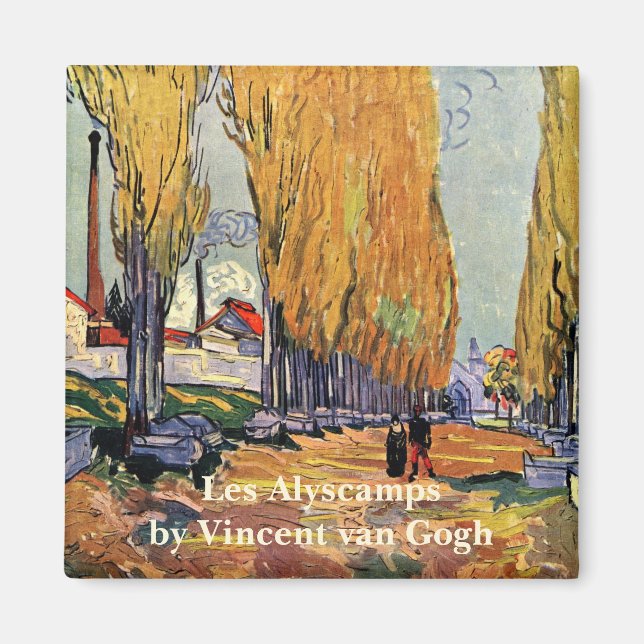 Les Alyscamps (Cemetery) av Vincent van Gogh Magnet (Framsidan)