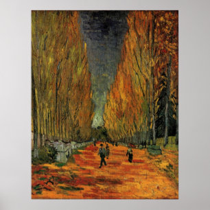 Les Alyscamps (Cemetery) av Vincent van Gogh Poster