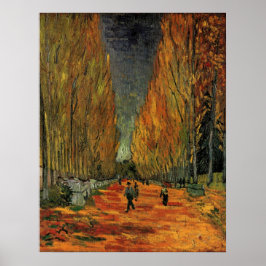 Les Alyscamps (Cemetery) av Vincent van Gogh Poster