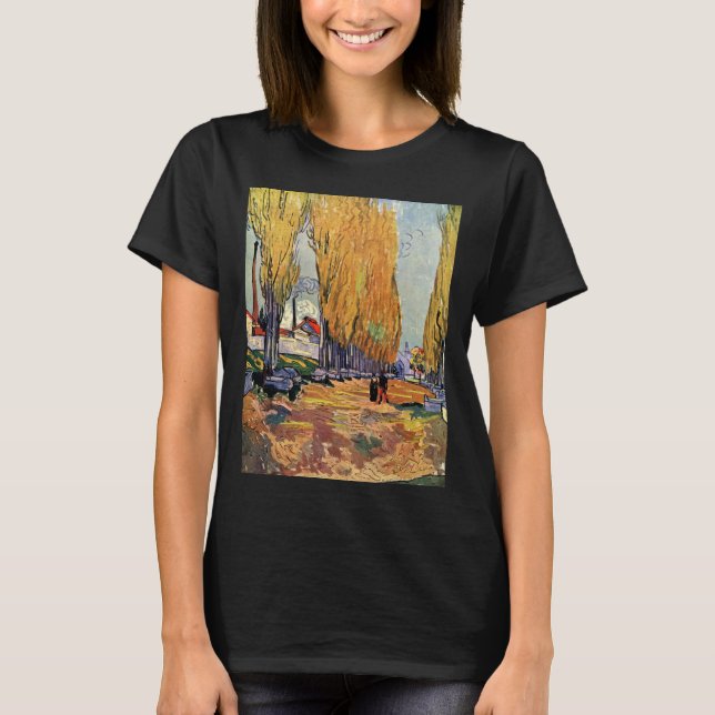 Les Alyscamps (Cemetery) av Vincent van Gogh T Shirt (Framsida)