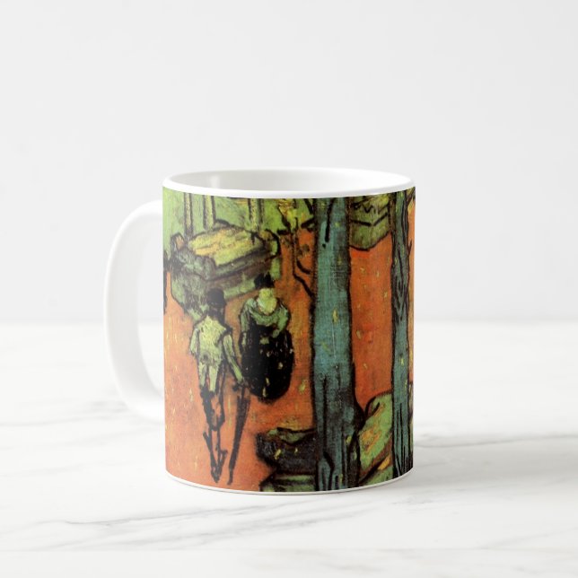 Les Alyscamps, Höst löv av Vincent van Gogh Kaffemugg (Framsida vänster)
