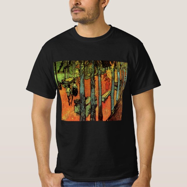 Les Alyscamps, Höst löv av Vincent van Gogh T Shirt (Framsida)