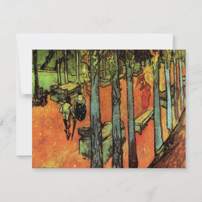 Les Alyscamps, Höstlöv av Vincent van Gogh (Framsida)