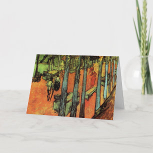 Les Alyscamps, Höstlöv av Vincent van Gogh Kort