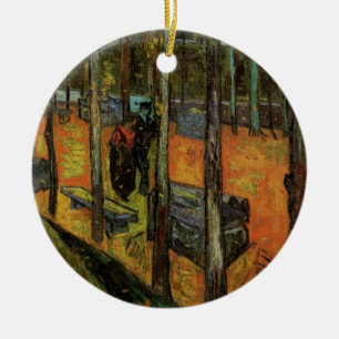 Les Alyscamps (Kyrkogård) av Vincent van Gogh Julgransprydnad Keramik
