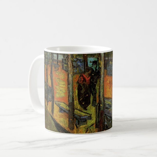 Les Alyscamps (Kyrkogård) av Vincent van Gogh Kaffemugg (Framsida vänster)