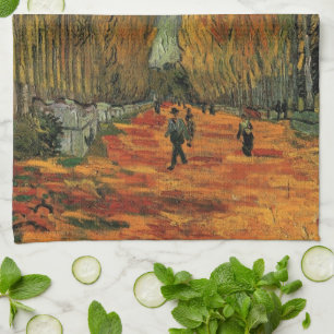 Les Alyscamps (Kyrkogård) av Vincent van Gogh Kökshandduk