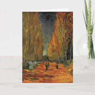Les Alyscamps (Kyrkogård) av Vincent van Gogh Kort