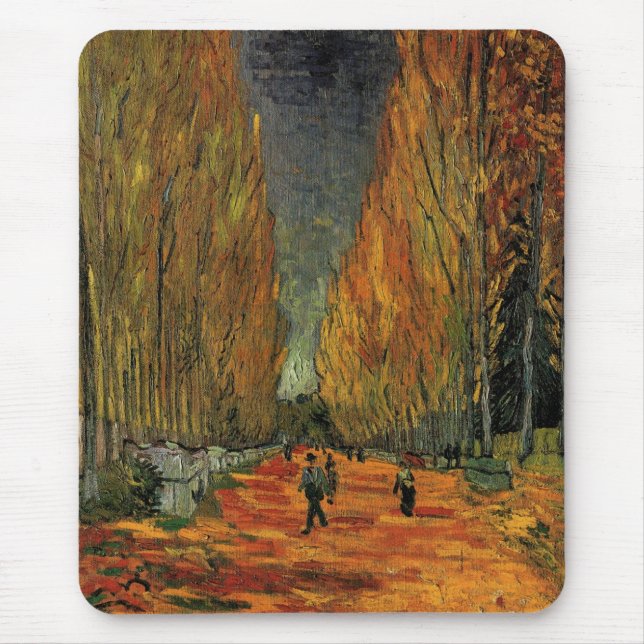 Les Alyscamps (Kyrkogård) av Vincent van Gogh Musmatta (Framsidan)