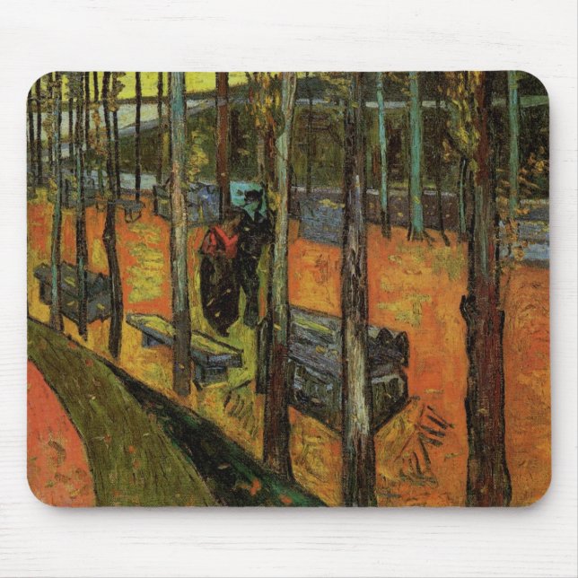 Les Alyscamps (Kyrkogård) av Vincent van Gogh Musmatta (Framsidan)