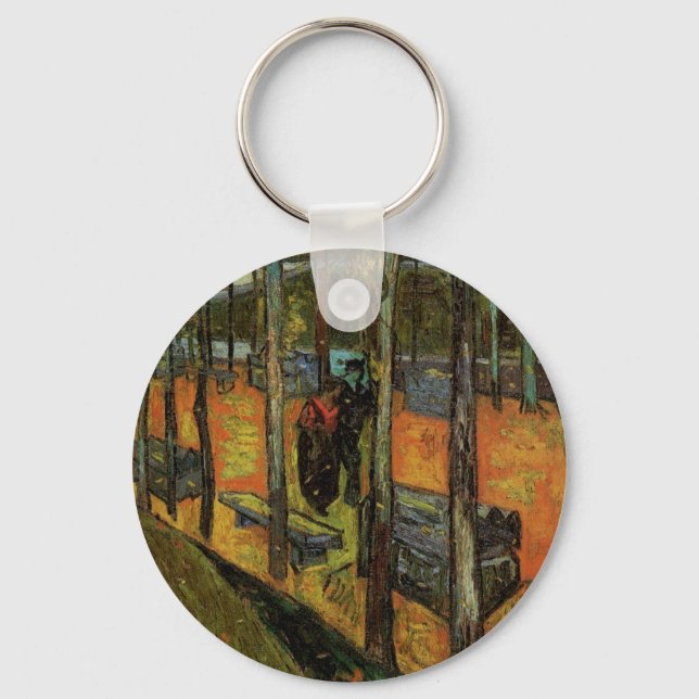 Les Alyscamps (Kyrkogård) av Vincent van Gogh Nyckelring (Framsida)