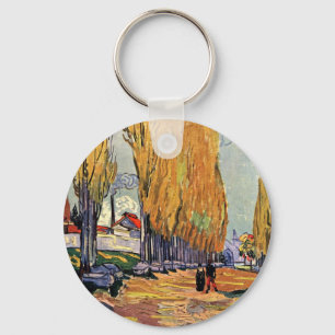 Les Alyscamps (Kyrkogård) av Vincent van Gogh Nyckelring