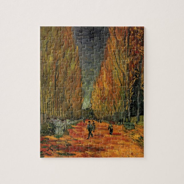 Les Alyscamps (Kyrkogård) av Vincent van Gogh Pussel (Vertikal)