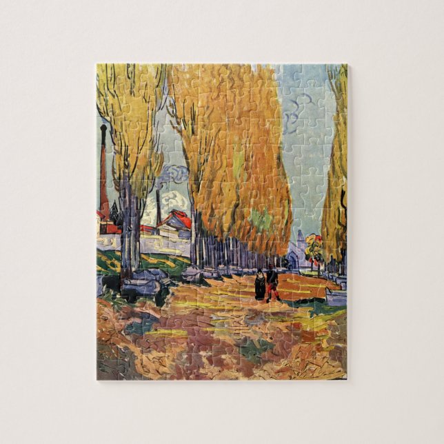 Les Alyscamps (Kyrkogård) av Vincent van Gogh Pussel (Vertikal)