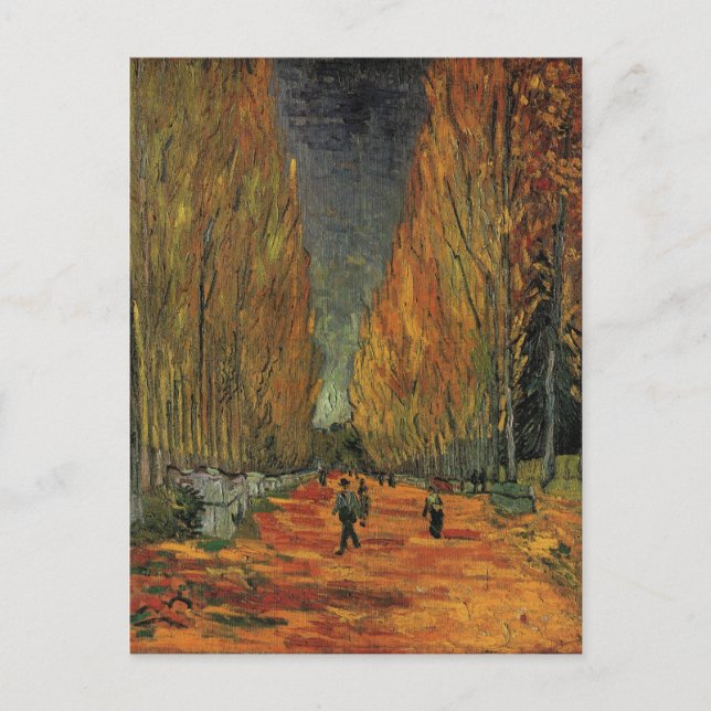 Les Alyscamps, Vincent Van Gogh Vykort (Framsida)