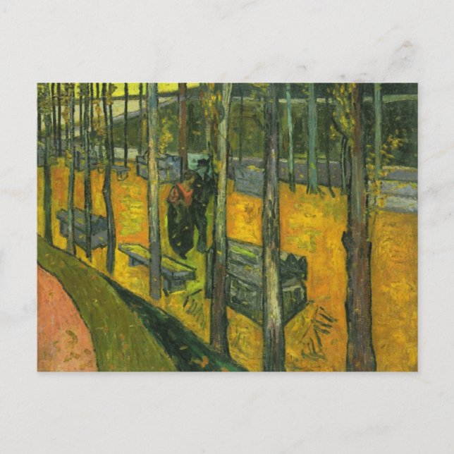 Les Alyscamps, Vincent Van Gogh Vykort (Framsida)