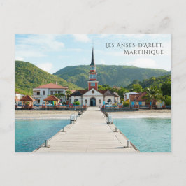 Les Anses-d'Arlet Martinique Vackra Kust Vykort