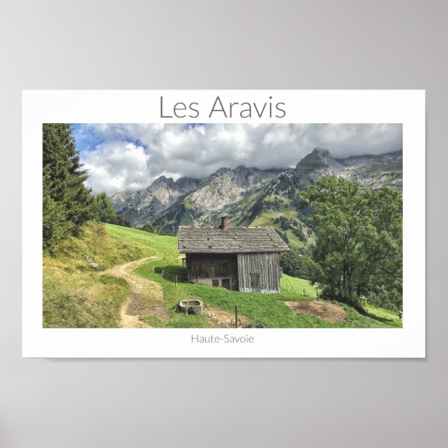 Les Aravis - Haute-Savoie, Fransk Alpernor Poster (Framsidan)