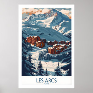 Les Arcs Affisch Frankrike 1