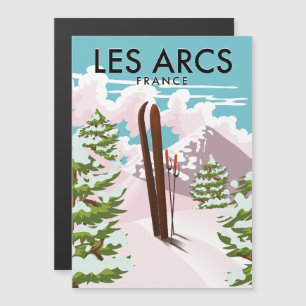 Les Arcs Frankrike resa skidåkning