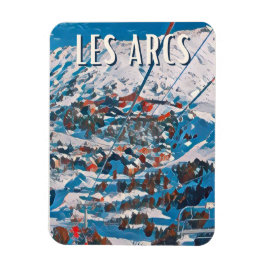 Les Arcs Station de ski Magnet