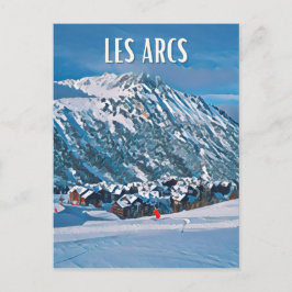 Les Arcs Station de ski Vykort