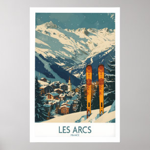 Les Arcs Väggkonst - Frankrike 1