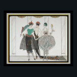 "Les Belles Sauvagettes" Art Deco 16x20 Poster<br><div class="desc">Les Belles Sauvagettes de 1920 Art Deco Print av George Barbier</div>