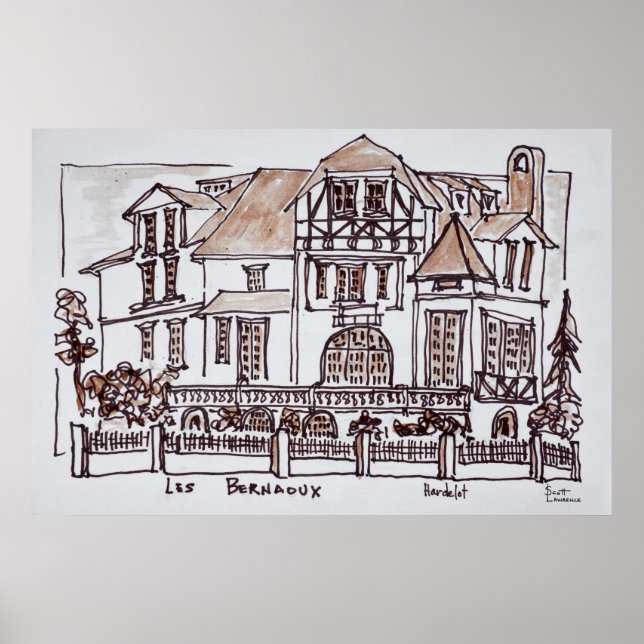 Les Bernaoux | Neufchatel Hardelot, Frankrike Poster (Framsidan)