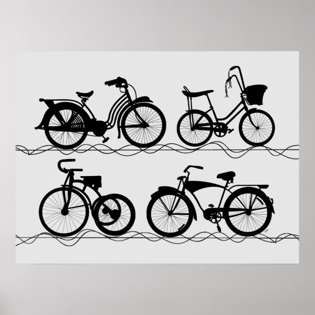 Les Bicecyettes Poster (Framsidan)