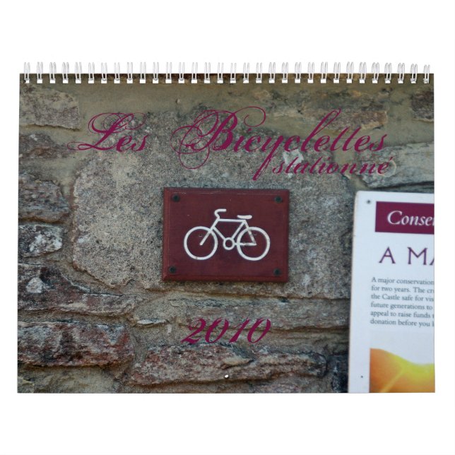 Les Bicyclettes 2010 kalender (Omslag)