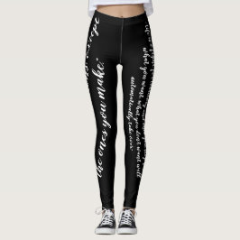 Les Brown Motivational Quotes Leggings