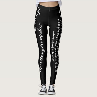 Les Brown Motivational Quotes Leggings