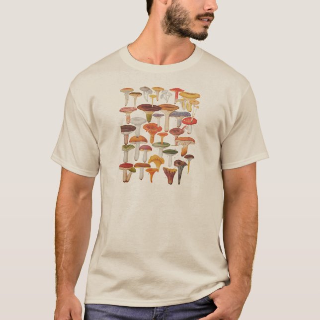Les Champignonschampinjoner T Shirt (Framsida)