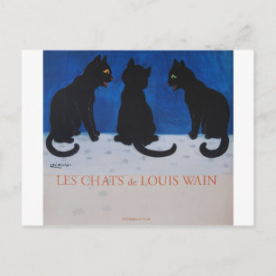 Les Chattas de Louis Wain Vykort