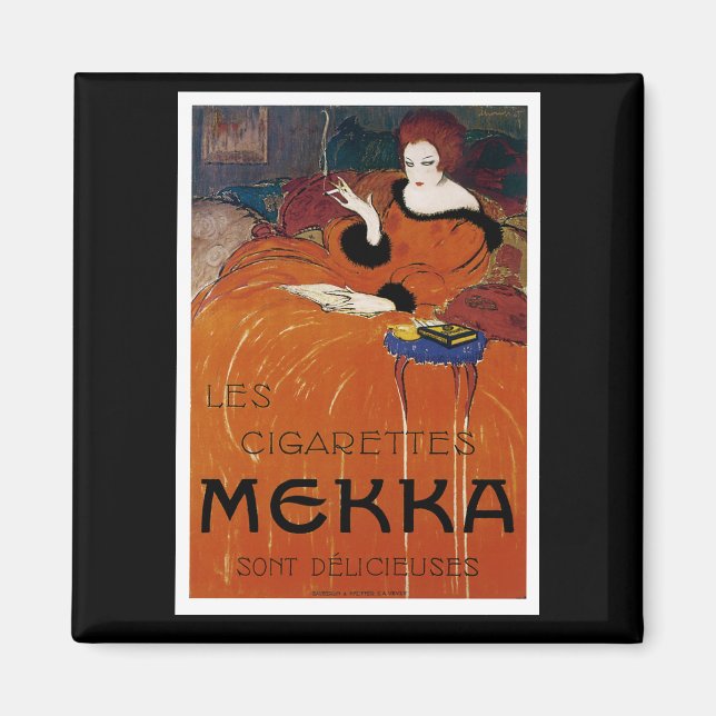 Les Cigarettes Mekka Magnet (Framsidan)
