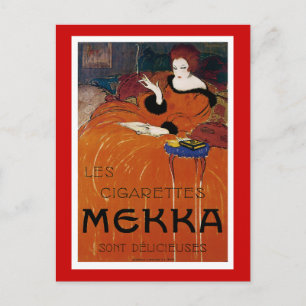 Les Cigarettes Mekka Vykort