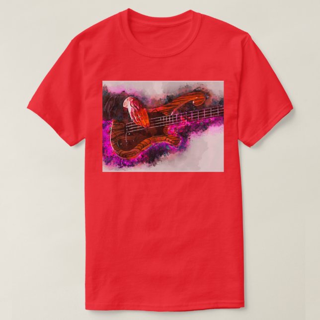 Les Claypools bass guitar T Shirt (Design framsida)