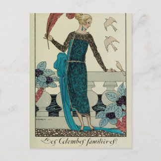 Les Colombes Familieres Vykort