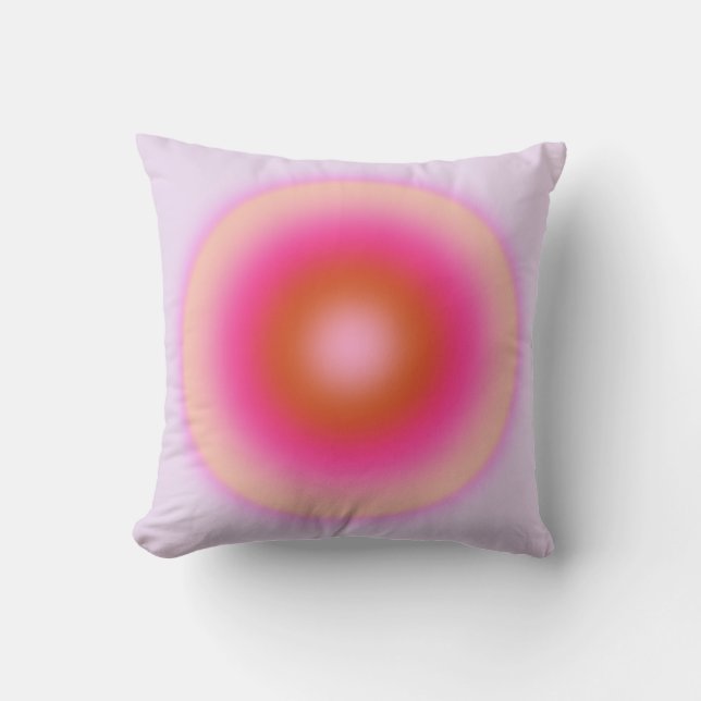 Les Couleurs 06 Lilac och Rosa Gradient Aura Kudde (Framsida)
