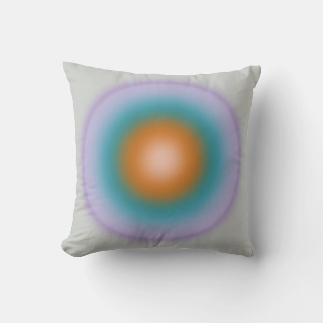 Les Couleurs 10 Ljus Färgrik Gradient Aura Kudde (Framsida)