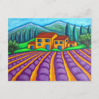 Les Couleurs de Provence-postkort Vykort